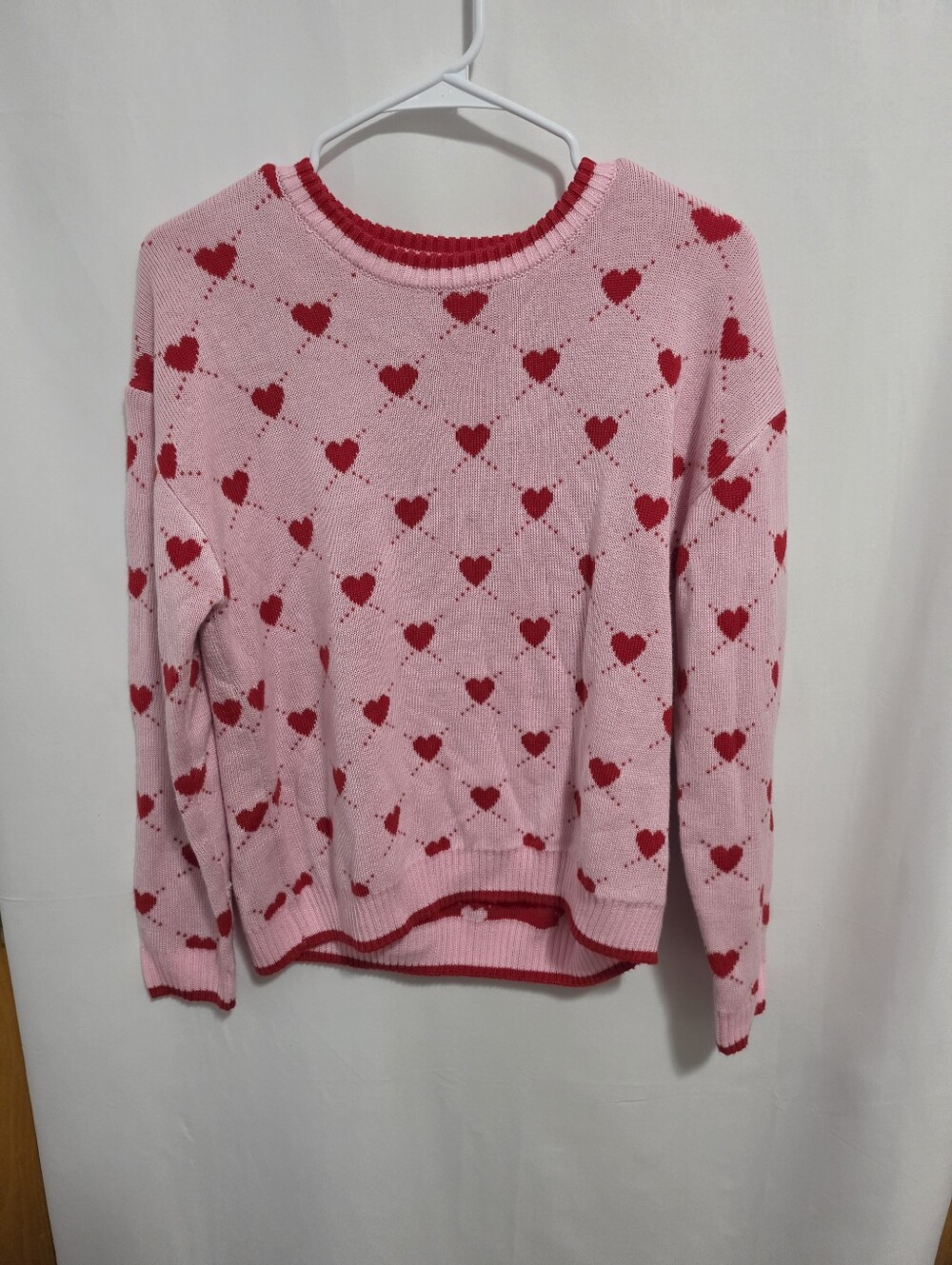Heart Print Sweater